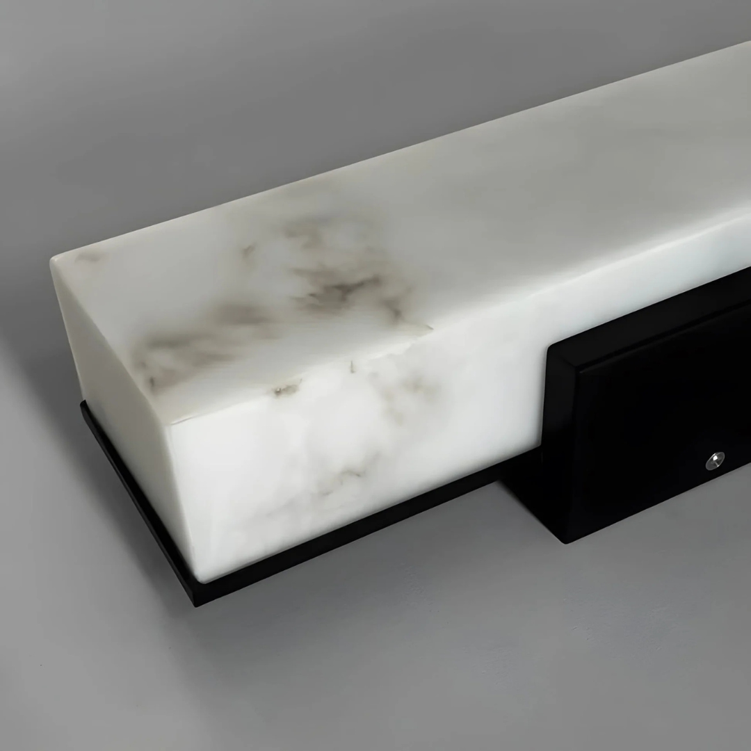Robuuste LED Wandlamp Binnen/Buiten RVS Marmer IP65 Warm/Koud Wit