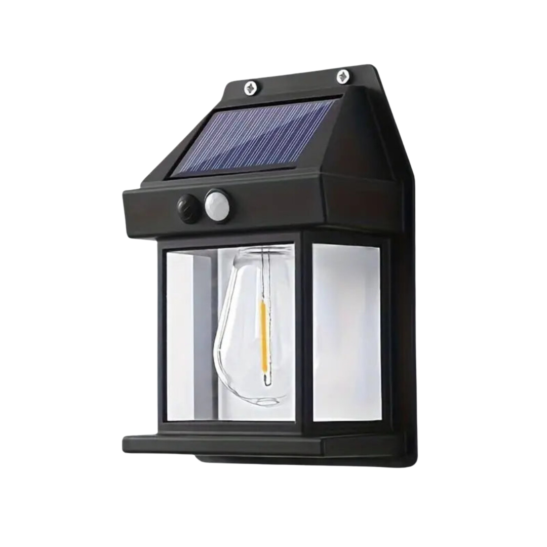 CasaLux Solar Wandlamp – Met Bewegingssensor & Waterdicht