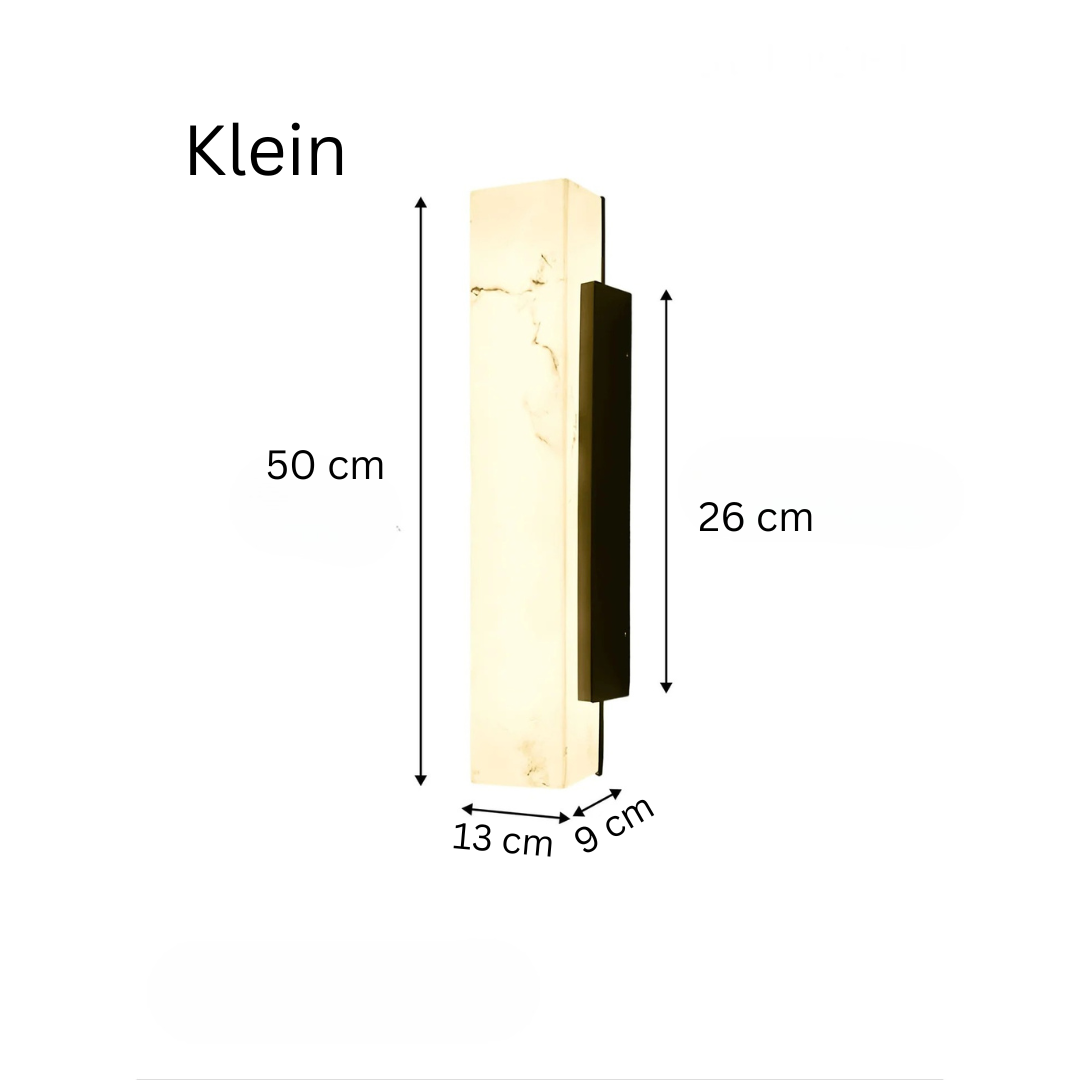 Robuuste LED Wandlamp Binnen/Buiten RVS Marmer IP65 Warm/Koud Wit