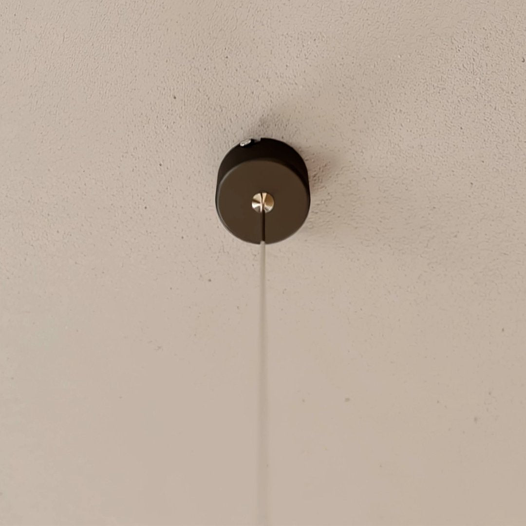 Minimalistische Zwarte Hanglamp voor Eettafel en Woonkamer – Flexibele Verlichting met Glas en Metaal
